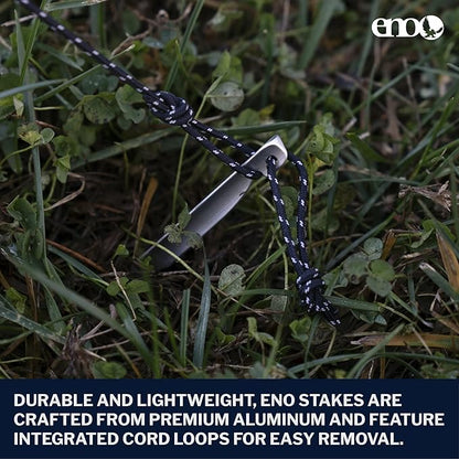 ENO, Tarp Stake - Outdoor Accessory for Camping, Hiking, Beach, Festivals, or Backyard