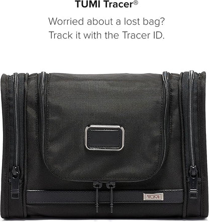 TUMI - Alpha Hanging Travel Kit - Toiletries Travel Bag - Cosmetics Organizer - Travel Essentials Bag with Hooks & Pockets - Black