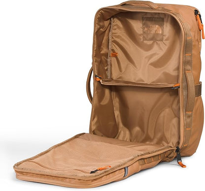 THE NORTH FACE Base Camp Voyager Travel Pack, Almond Butter/Utility Brown/Mandarin, One Size