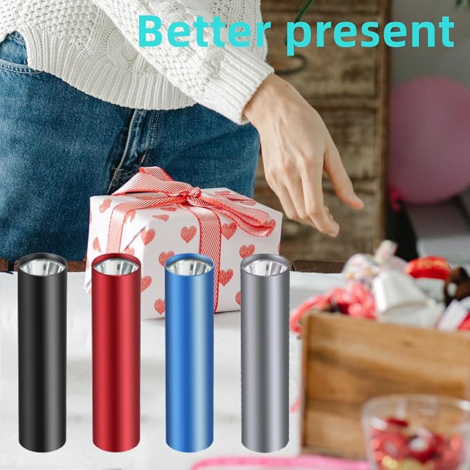 500 High Lumens Flashlight for Kids, 4 Pack Rechargeable Flashlights USB with 3 Modes for Camping Outdoors, Better Christmas Gift for Kids, Pocket Kids Flashlight