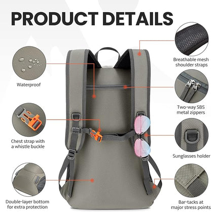 Venture Pal 40L Lightweight Packable Travel Hiking Backpack Daypack