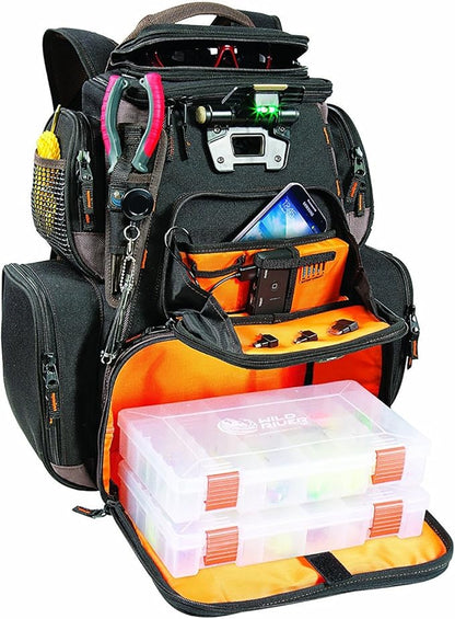 Wild River Nomad by CLC Custom LeatherCraft Tackle Tek Nomad XP Lighted Backpack with USB Charging System