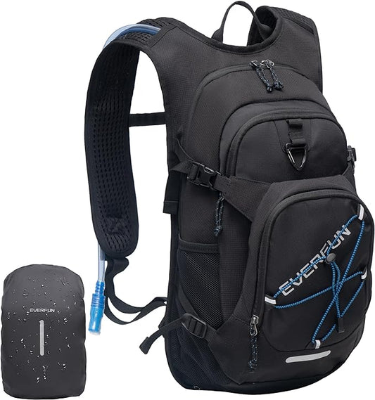 Everfun Hydration Backpack 18L with Water Bladder 2L/3L Hiking Water Backpack Women Men Lightweight Insulation Hydration Day Rucksack for Hiking, Cycling, Running, Festival, Camping