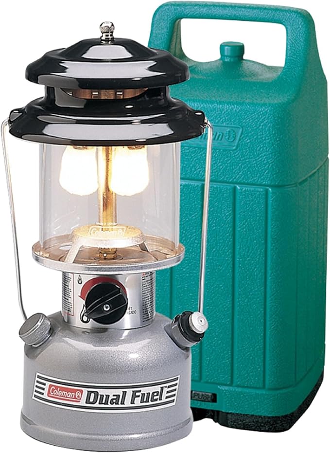 Coleman Premium Dual Fuel Lantern with Carry Case & *Globe Clear Straight C006