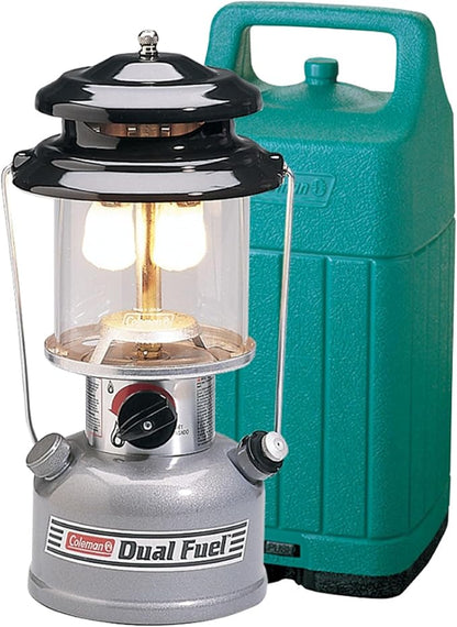 Coleman Premium Dual Fuel Lantern with Carry Case & *Globe Clear Straight C006