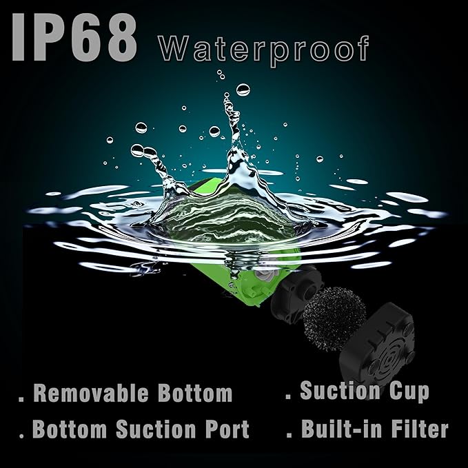 Portable Camping Shower Pump: 6000mA Rechargeable Battery Water Pump for Traveling Hiking - Camp Bucket Shower Head for Outdoor