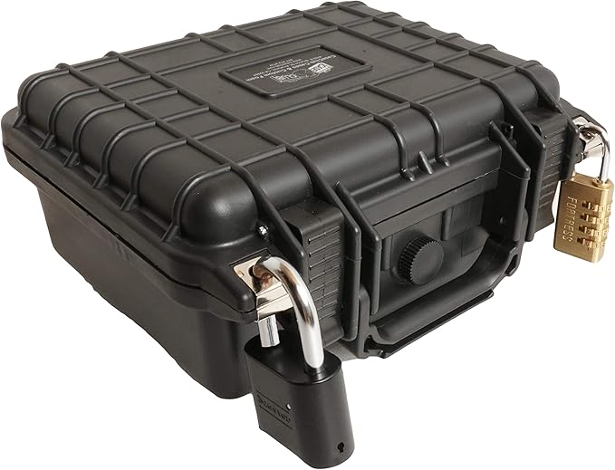 Case Club 28 Folding Knife Case - Hard Sided Travel and Storage Organizer Case fits a Variety of Folding Knives, Swiss Army Knives, Butterfly Knives & More in a Lockable Rugged Case