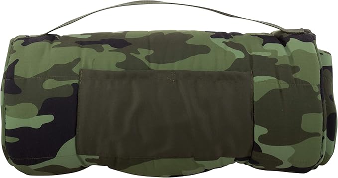 Stephen Joseph, Toddler All Over Print Nap Mat with Soft Blanket and Removable Pillow for Boys & Girls, Kids Sleeping Bag for Elementary, Daycare, Preschool with Carry Handle