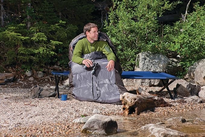 Coleman Big Basin 15°F Big & Tall Sleeping Bag, Cold Weather Sleeping Bag with Snag-Free Zipper & Better Heat Retention, Machine Washable