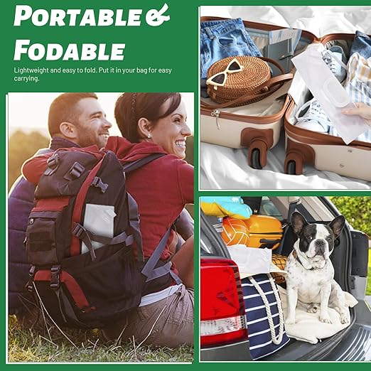 4 Pack Collapsible Water Jug Container, Portable Water Bags with Spout, Folding Plastic Water Carrier Tank, No Leak Emergency Camping Water Storage for Travel Hiking (1.3 Gal)