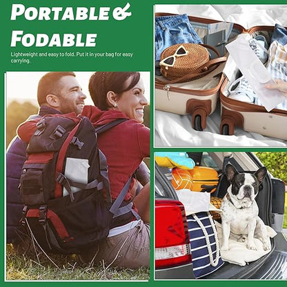 4 Pack Collapsible Water Jug Container, Portable Water Bags with Spout, Folding Plastic Water Carrier Tank, No Leak Emergency Camping Water Storage for Travel Hiking (1.3 Gal)
