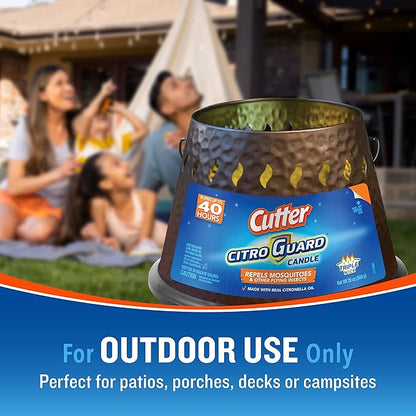 Cutter Citronella Candle, 1 pack, Copper