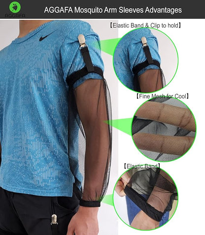 Mosquito Arm sleeves, Providing a physical barrier to help keep mosquitoes away from your arms