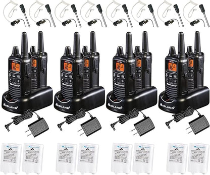 Midland LXT600BBX4 FRS Business Bundle Black 8 Pack with headsets