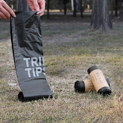 TRIPTIPS Biodegradable Portable Toilet Bags 8 gallon｜40 Count Camping Toilet Bags for Portable Potty,Leak-Proof 100% Compostable Toilet Bags 5 Gallon Bucket，Toilet Waste Bags for Outdoors