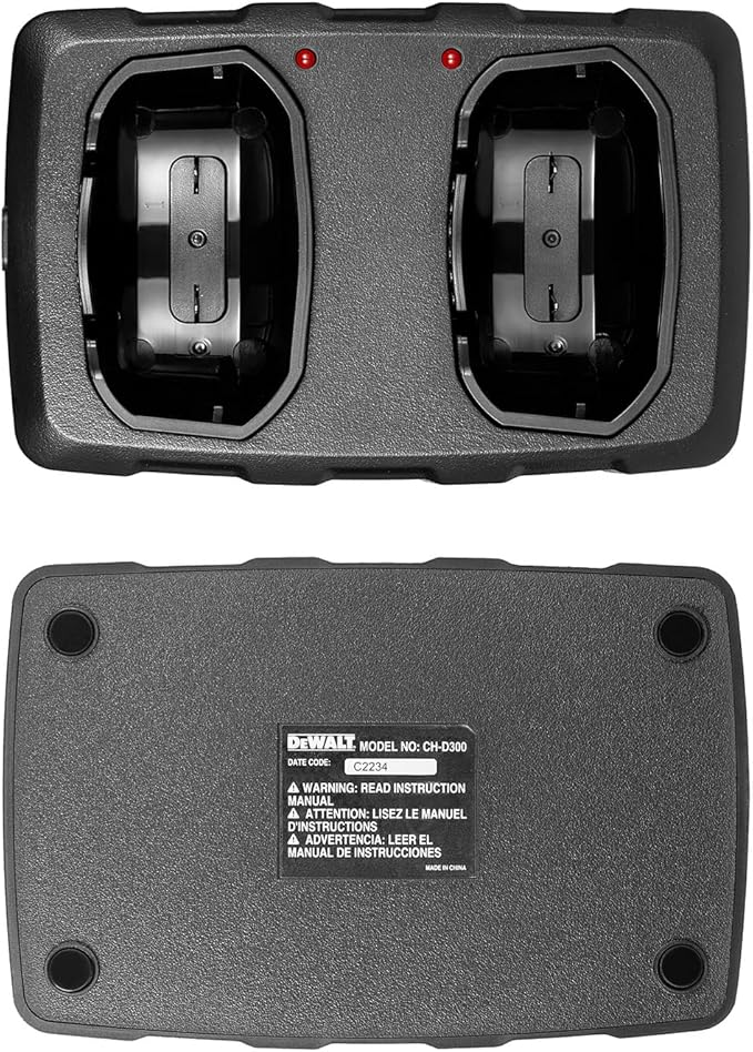 DEWALT DXFRS300 1 Watt Heavy Duty Walkie Talkies with Headsets - Waterproof, Shock Resistant, Long Range & Rechargeable Two-Way Radio with VOX (4 Pack) (2DXFRS300-SV1)