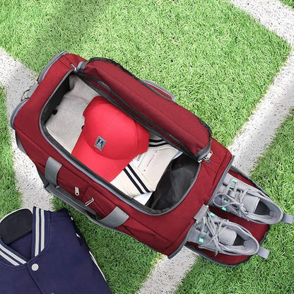 Canway Sports Gym Bag, Travel Duffel bag with Wet Pocket & Shoes Compartment for men women, 45L/40L, Lightweight