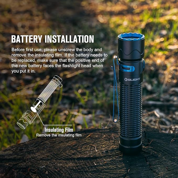 OLIGHT Warrior Mini2 1750 Lumens Rechargeable Tactical Flashlight with Dual Switch and Proximity Sensor, High Performance LED Flashlights for EDC, Outdoor, Camping and Emergency (Black)