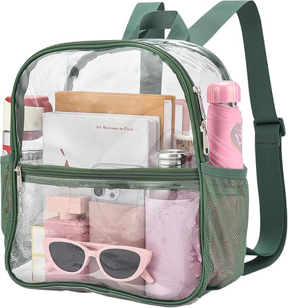 Oraben Clear Backpack for Stadium Events Stadium Backpack Waterproof 12x6x12 Clear Bag for for Concert Sport Work