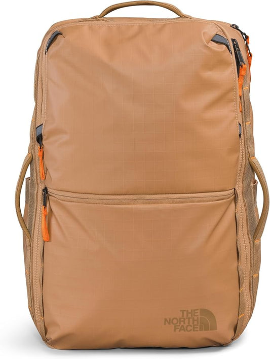THE NORTH FACE Base Camp Voyager Travel Pack, Almond Butter/Utility Brown/Mandarin, One Size