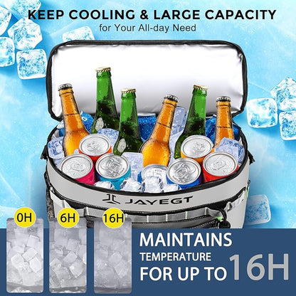 Kayak Cooler Behind Seat - Waterproof Cooler Bag Compatible with Lawn-Chair Seat Kayak，Kayak Accessories Camping Cooler, Portable Ice Chest for Fishing, Beach,Picnic, Trips