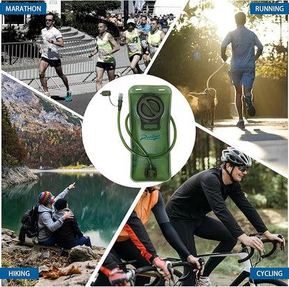 Hydration Bladder Hiking Water Bladder Leak-Proof Water Reservoir BPA Free Hydration Bag for Biking Running Camping