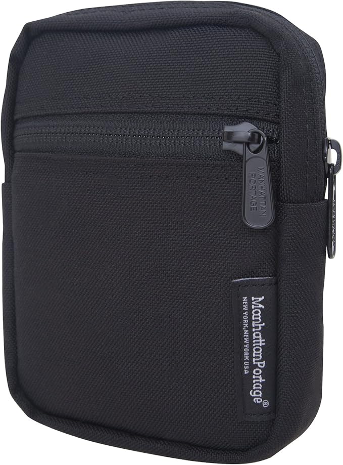 Manhattan Portage Trek Zipper Pouch - Stylish And Functional Travel Organizer 1000D Cordura And Water Resistant (Black)