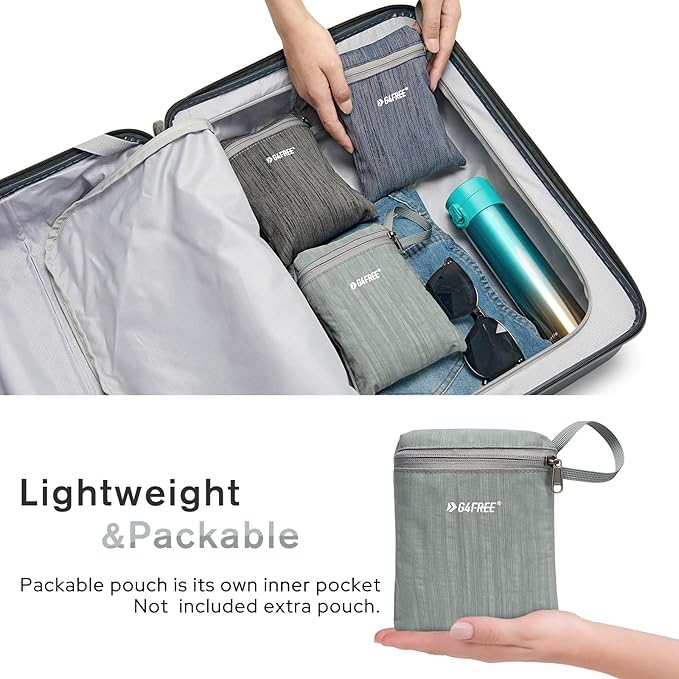 G4Free 10L/15L/20L Hiking Backpack Lightweight Packable Hiking Daypack Small Travel Outdoor Foldable Shoulder Bag