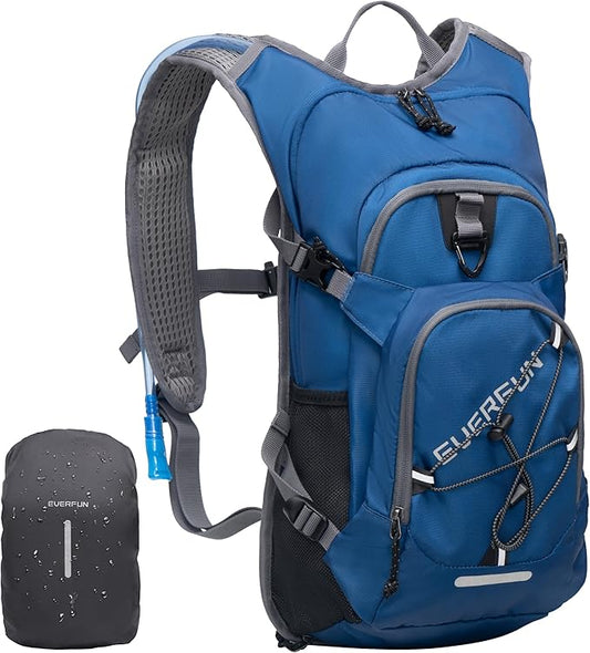 Everfun Hydration Backpack 18L with Water Bladder 2L/3L Hiking Water Backpack Women Men Lightweight Insulation Hydration Day Rucksack for Hiking, Cycling, Running, Festival, Camping