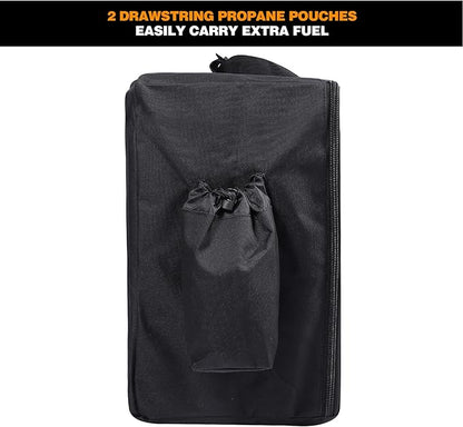 REDCAMP Camp Stove Burner Carry Bag for 3 Burner Stove, Large Stove Carry Case for Three Burner Stove Gas Grill Accessories