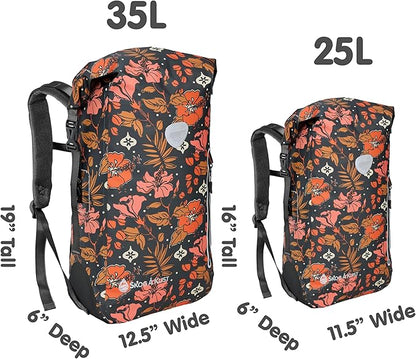 Skog Å Kust BackSak Heavy Duty Waterproof Backpack - Gear Bag for Sports, Travel, & More - 25 & 35 Liter Sizes