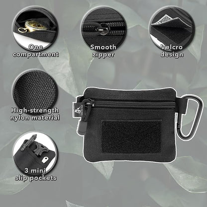 Tactical Compact Pouch Molle Attachment Lightweight Waist Pack Utility EDC Pouch