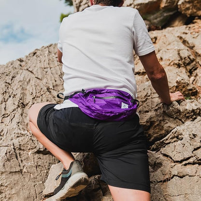 4Monster Hiking Waist Packs Portable,Water Resistant Fanny Bag with Adjustable Strap,Lightweight Crossbody Chest Bag Slim Bag