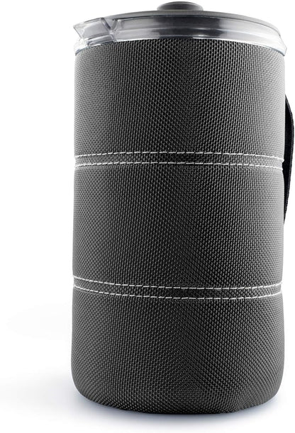 GSI Outdoors, 30 Fl Oz JavaPress, French Press Coffee Maker for Camping and Travel, Graphite