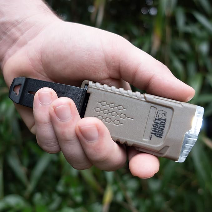 USB Rechargeable LED Emergency Flashlight for Home Power Failure, Waterproof, Small, High Powered for Camping, Hurricanes, Long Lasting with 2 Year Warranty. Has Red and Spot Light.