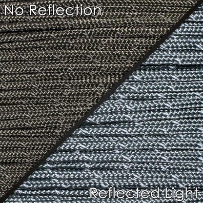 West Coast Paracord – 95 Tensile Strength - 1 Strand Reflective Paracord (100 Feet, Foliage)