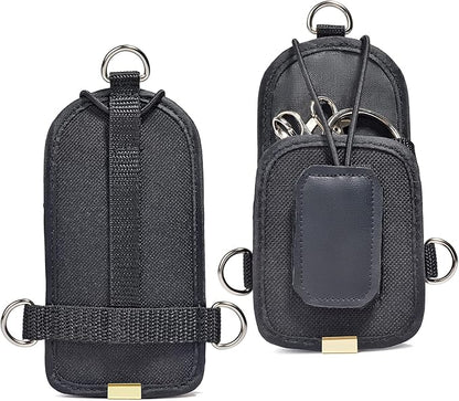 HYS Radio Holder Walkie Talkie Pouch Case for Duty Belt Radio Holster Tactical Hunting Handheld Radio Bag for Motorola GP88S baofeng UV5R UV82 Midland Retevis 2- Way Radio