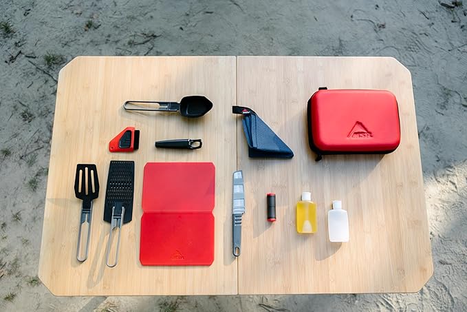 MSR Alpine Deluxe Kitchen Set , Red/Black