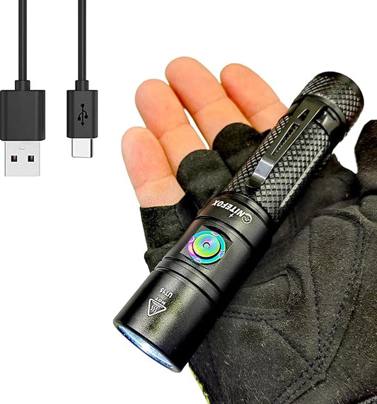 Rechargeable LED Flashlight Bright Pocket Flashlight 1500LM Handheld Flashlight Waterproof for Everyday Carry Indoor/Outdoor Hiking,Camping,Security,Emergency...
