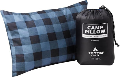 TETON Sports Camp Pillow; Great for Travel, Camping and Backpacking; Washable