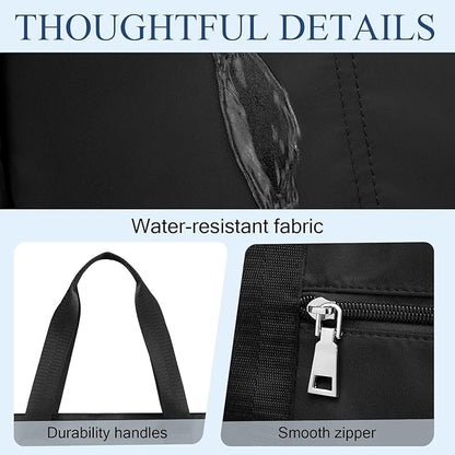 PlasMaller Carry On Travel Duffle Bag Packable Luggage Travel Gear Sports Gym Bags Lightweight Tote Shoulder Pack