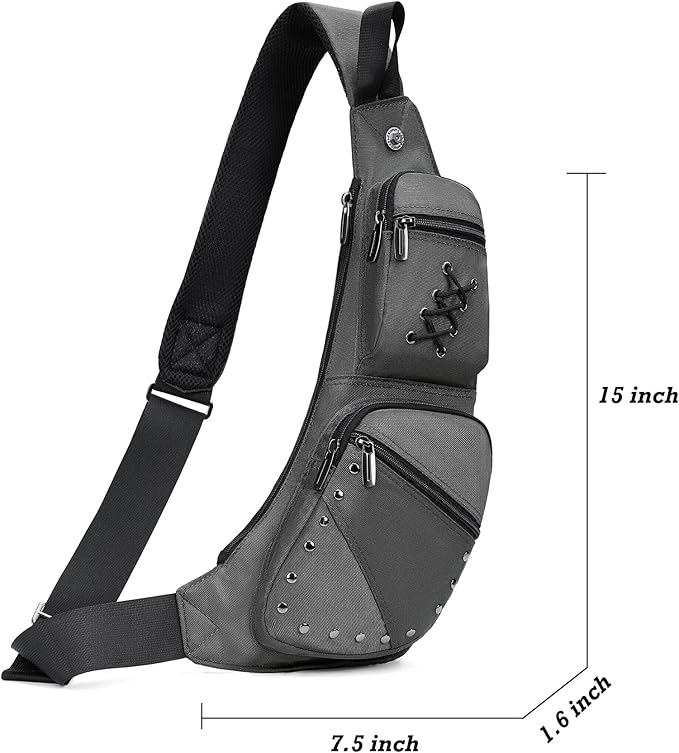 NICGID Sling Bag Chest Shoulder Backpack Crossbody Bags Casual Daypack for Men Women