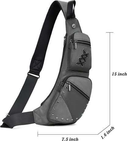 NICGID Sling Bag Chest Shoulder Backpack Crossbody Bags Casual Daypack for Men Women