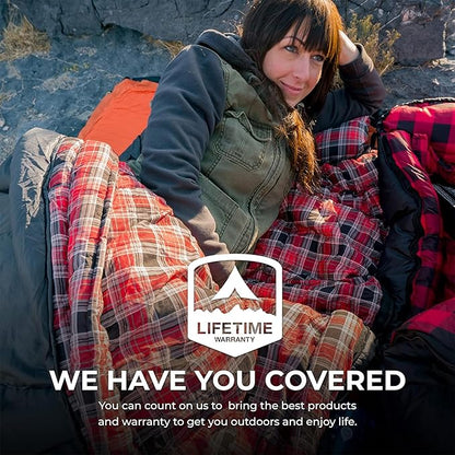 Teton Celsius XXL Sleeping Bag, Cold Weather Sleeping Bags for Adults and Kids, Camping Made Easy and Warm. Compression Sack Included, 35F, 25F, 0F, 20F Degree