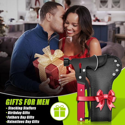 Christmas Cheer Meets Survival Smarts，Cool Gadget Gift - 15-in-1 Multi-Tool Axe Hatchet for Camping，Hiking Enthusiasts