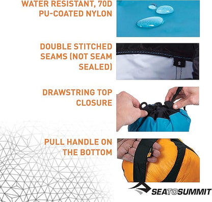 Sea to Summit Nylon Compression Sack, Space-Saving Outdoor and Travel Storage