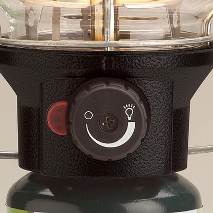 Coleman NorthStar 1500 Lumens 1-Mantle Propane Lantern, Push-Button Instastart Ignition with Pressure Regulator and Mantle Included, Great for Camping, Power Outage, Emergencies, & Home Use