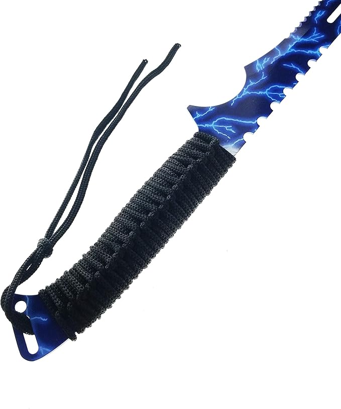 Fantasy Fixed Blade Machete with Nylon Carrier. for Camping, Collections, Outdoor Sports, Gifts