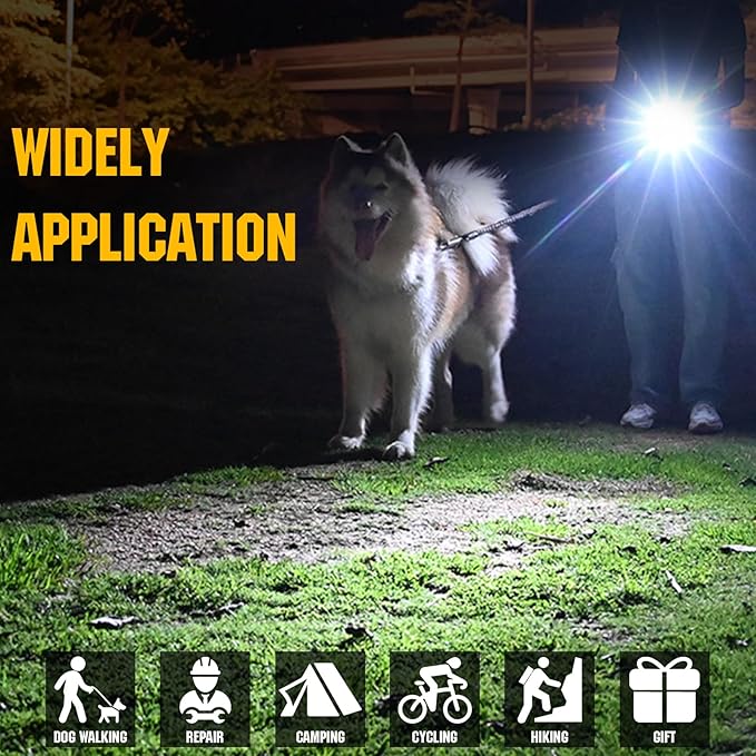 Rechargeable LED Flashlights High Lumens, 990000 Lumen Brightest Flashlight with 7 Modes & IPX7 Waterproof, High Power Handheld Flash Light for Home Camping Hiking