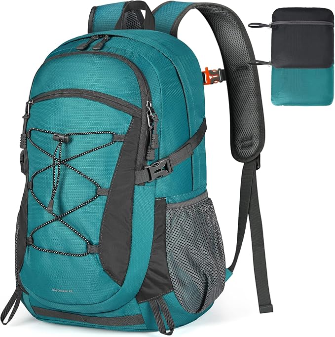 RAINSMORE Hiking Backpack 40L Waterproof Camping Backpack Lightweight Packable Backpack for Women Men Outdoor Travel Daypack